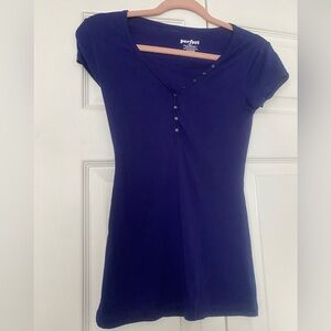 Old Navy Women's Navy Short Sleeve Tee